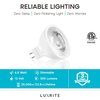 Luxrite MR16 LED Light Bulbs 6.5W (50W Equivalent) 500LM 2700K Warm White Dimmable GU5.3 Base 24-Pack LR21404-24PK